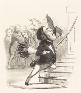 A. Granier de Cassagnac door Honoré Daumier
