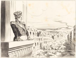 In Napels - De Beste der Koningen... (1e plaat) door Honoré Daumier