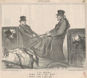 Op het moment door Honoré Daumier