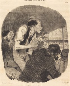 Bij de poort Saint-Martin door Honoré Daumier