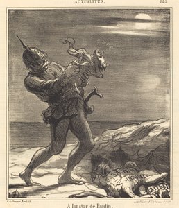 Zoals Pantin door Honoré Daumier