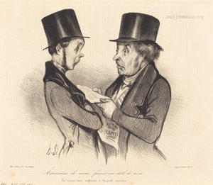 Aandeelhouders van mijnen... door Honoré Daumier