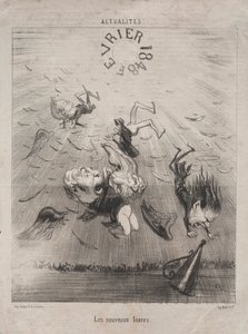 Actualiteiten (Nr. 140): De nieuwe Icarus door Honoré Daumier