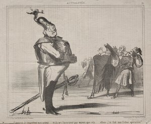 Actualiteiten (nr. 71): Waarom nemen ze mijn geld weg... door Honoré Daumier