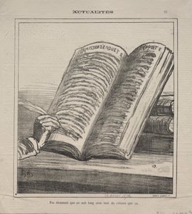 Actualiteiten (Nr. 77): Wees niet verbaasd dat het lang is en met veel correcties door Honoré Daumier