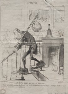 Actualiteiten nr. 128: Meneer Dupin in zijn kleine schoenen door Honoré Daumier