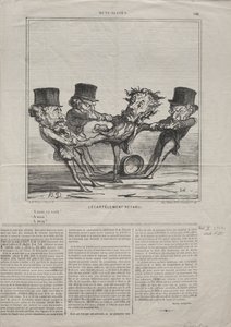 Actualiteiten No. 98: De kwartiering hersteld door Honoré Daumier