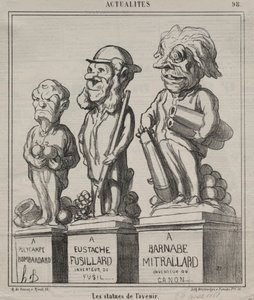 Actualiteiten plaat 98: Beelden van de toekomst, 1868