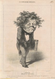 Adolphe Crémieux door Honoré Daumier