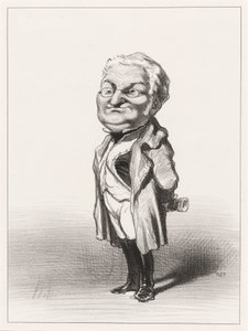 Adolphe Thiers door Honoré Daumier