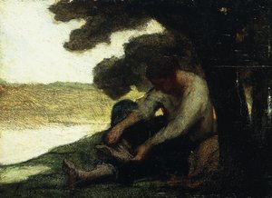 Na het zwemmen, c.1846
