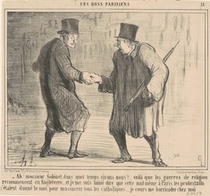 Ah! Mijnheer Gobinet, in welke tijd ...