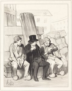 Dus, mijn vriend, op tweeëntwintigjarige leeftijd... door Honoré Daumier