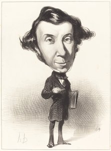 Alex. Ch. Henri de Tocqueville door Honoré Daumier