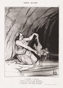 Oude Geschiedenis: Pl. 22, De Doop van Achilles