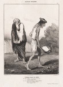 Oude Geschiedenis: Pl. 27, Telemachus Verwoest door Liefde (Histoire Ancienne: Pl. 27, Télémaque ravagé par l
