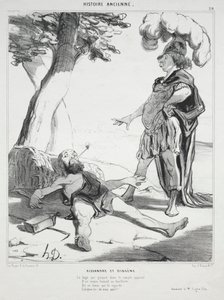 Oude Geschiedenis, plaat 20: Alexander en Diogenes