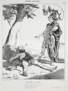 Oude Geschiedenis, plaat 20: Alexander en Diogenes