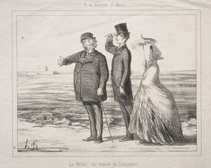 In Varenne-Saint-Maur: Zie! Hier is het, mijn huis op het platteland! door Honoré Daumier