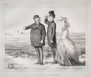 In Varenne, Saint-Maur door Honoré Daumier