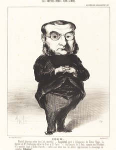 Ath. L. Charles Coquerel door Honoré Daumier