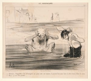 Let op, Gargouillet, v door Honoré Daumier