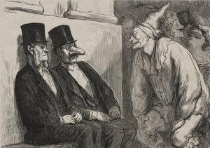 Op het bal van de opera: je amuseert je te veel door Honoré Daumier