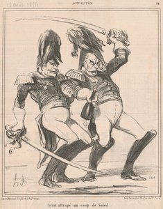 Een zonnesteek opgelopen door Honoré Daumier