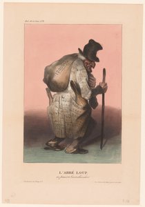 Baron Joseph-Dominique Louis als een arme smokkelaar door Honoré Daumier