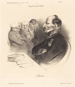 Baron de Lascours door Honoré Daumier