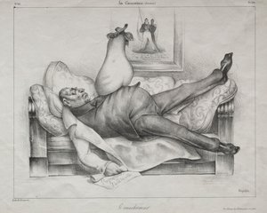 Karikatuur, plaat 139: De nachtmerrie, 1832