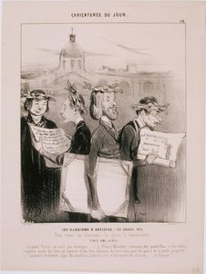 Dagelijkse Karikaturen - De Illusies van Kunstenaars door Honoré Daumier