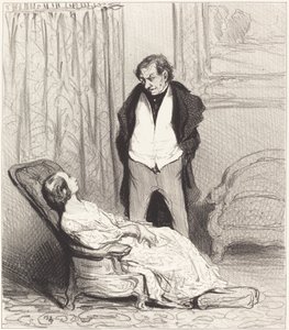 Wortel van de schatkist door Honoré Daumier