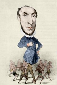 Spotprent op Victor Schoelcher en de afschaffing van de slavernij - door Honore Daumier door Honoré Daumier