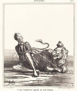 Wat Engeland een Koppelteken Noemt door Honoré Daumier