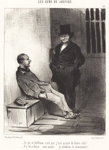Wat me dwarszit is... twaalf diefstallen!... door Honoré Daumier