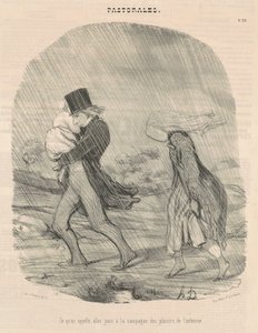 Wat men noemt, genieten op het platteland ... door Honoré Daumier