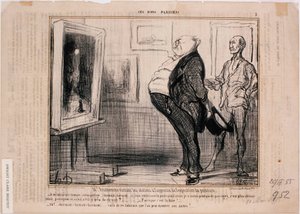 Die Goede Parijzenaars - M. Prudhomme bezoekt de ateliers... door Honoré Daumier
