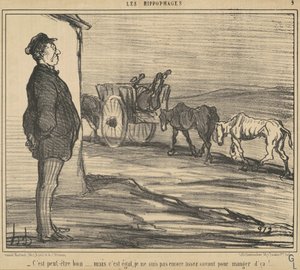 Het is misschien goed... door Honoré Daumier