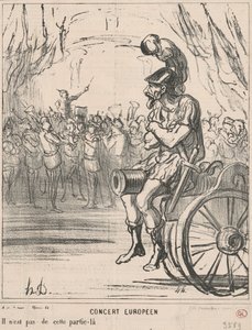 Europees concert door Honoré Daumier