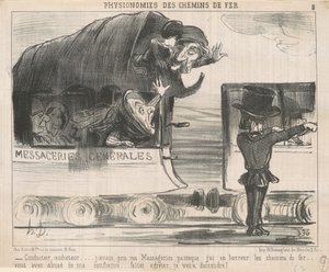 Bestuurder ... ik had uw koeriersdienst genomen ... door Honoré Daumier