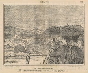 Courses nautiques de 1856 door Honoré Daumier