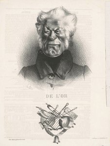 Goud (J. -Ant. -Adrien Delort) door Honoré Daumier