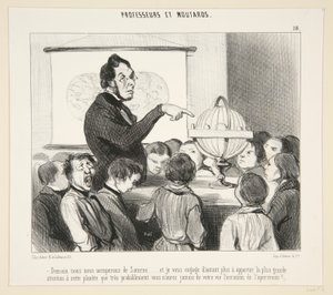 Morgen zullen we ons bezighouden met Saturnus door Honoré Daumier