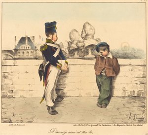 God, heb ik dat wezen liefgehad door Honoré Daumier