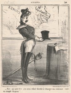 Te zeggen dat ik misschien ... door Honoré Daumier