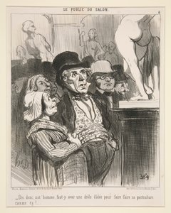 Dis donc, not door Honoré Daumier