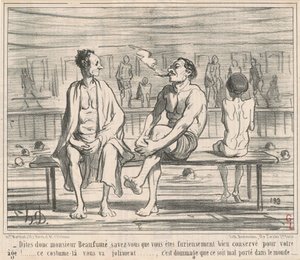 Zeg eens, meneer Beaufumé... door Honoré Daumier