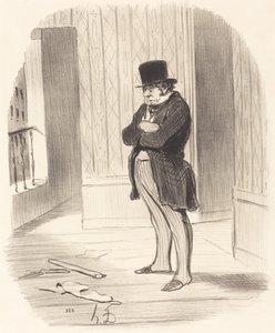 Verhuisd!... door Honoré Daumier