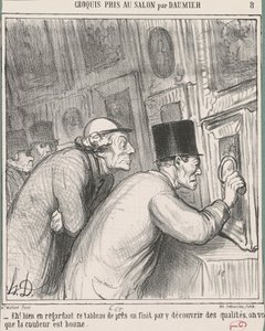 Nou! Kijkend naar dit schilderij door Honoré Daumier